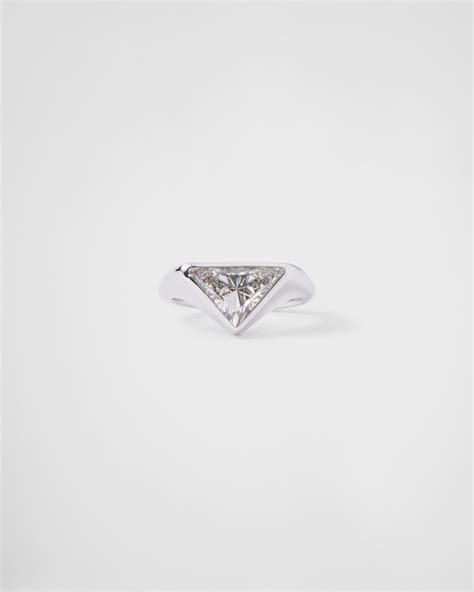 prada diamond ring|ring with a teara prada.